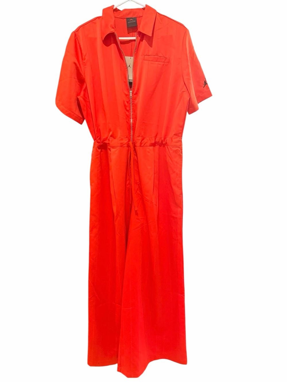 NWT ‼️ Nike Air JORDAN Heritage Wide Leg red flight suit jumpsuit. ❤️🧡